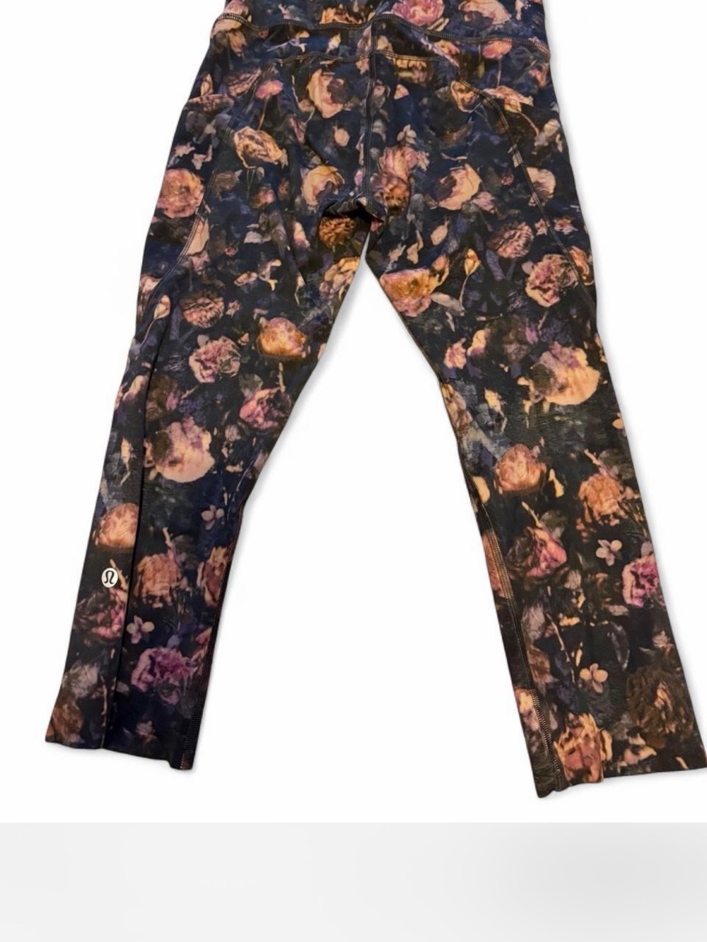 Lululemon Wunder Under Crop Floral Leggings Size 4